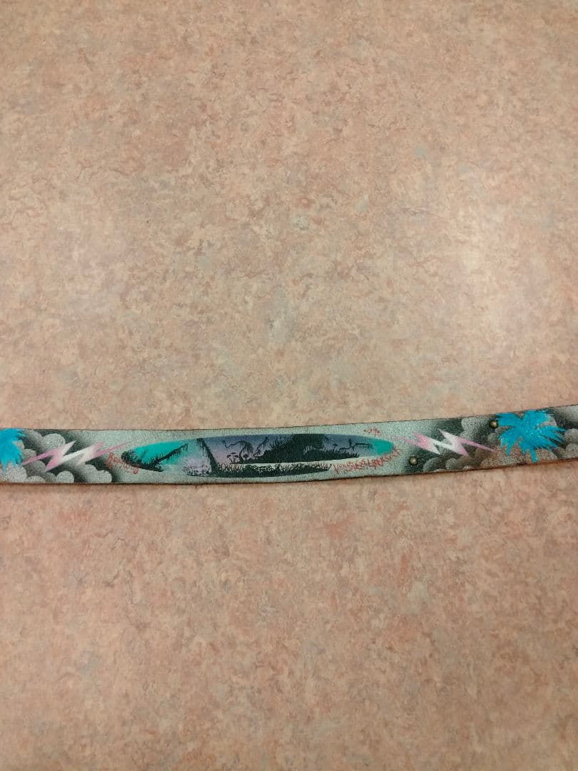 サウスパラディソ レザーベルト ハワイアン 32 レッドリーチュエ