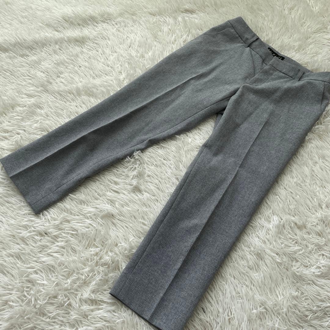 SALE 洗える　INDIVI スーツセットアップ　36 ノーカラー　パンツ