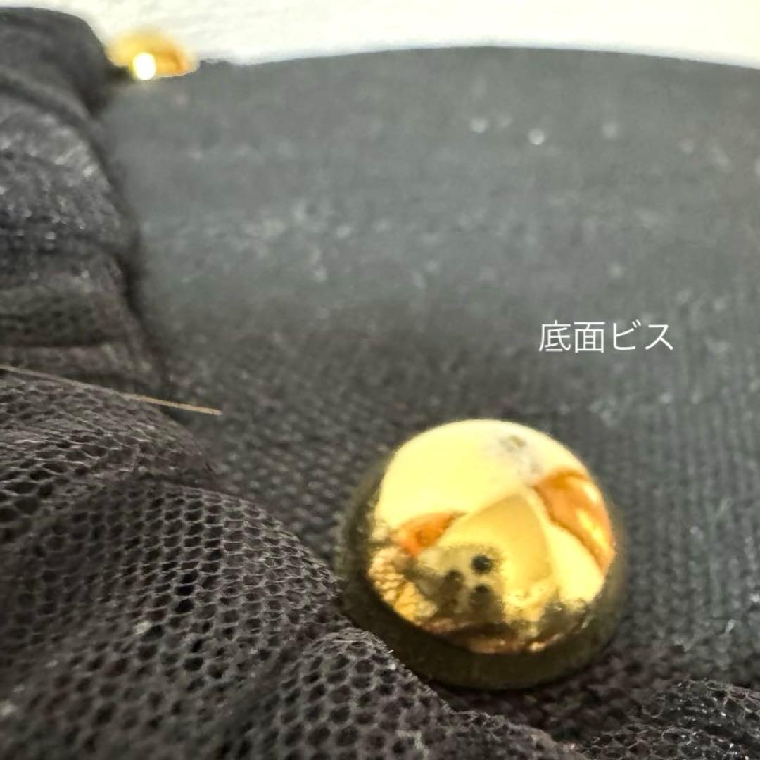 RUMIMUR ルミムル チュールバッグ 黒 チャーム付