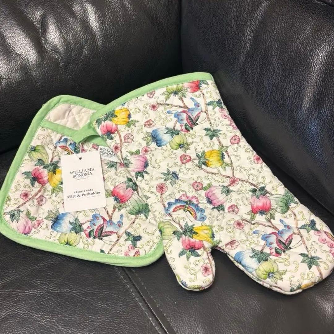 WILLIAMS SONOMA 花柄鍋つかみ