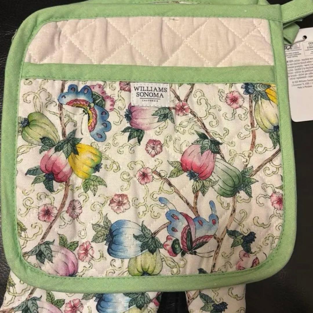 WILLIAMS SONOMA 花柄鍋つかみ