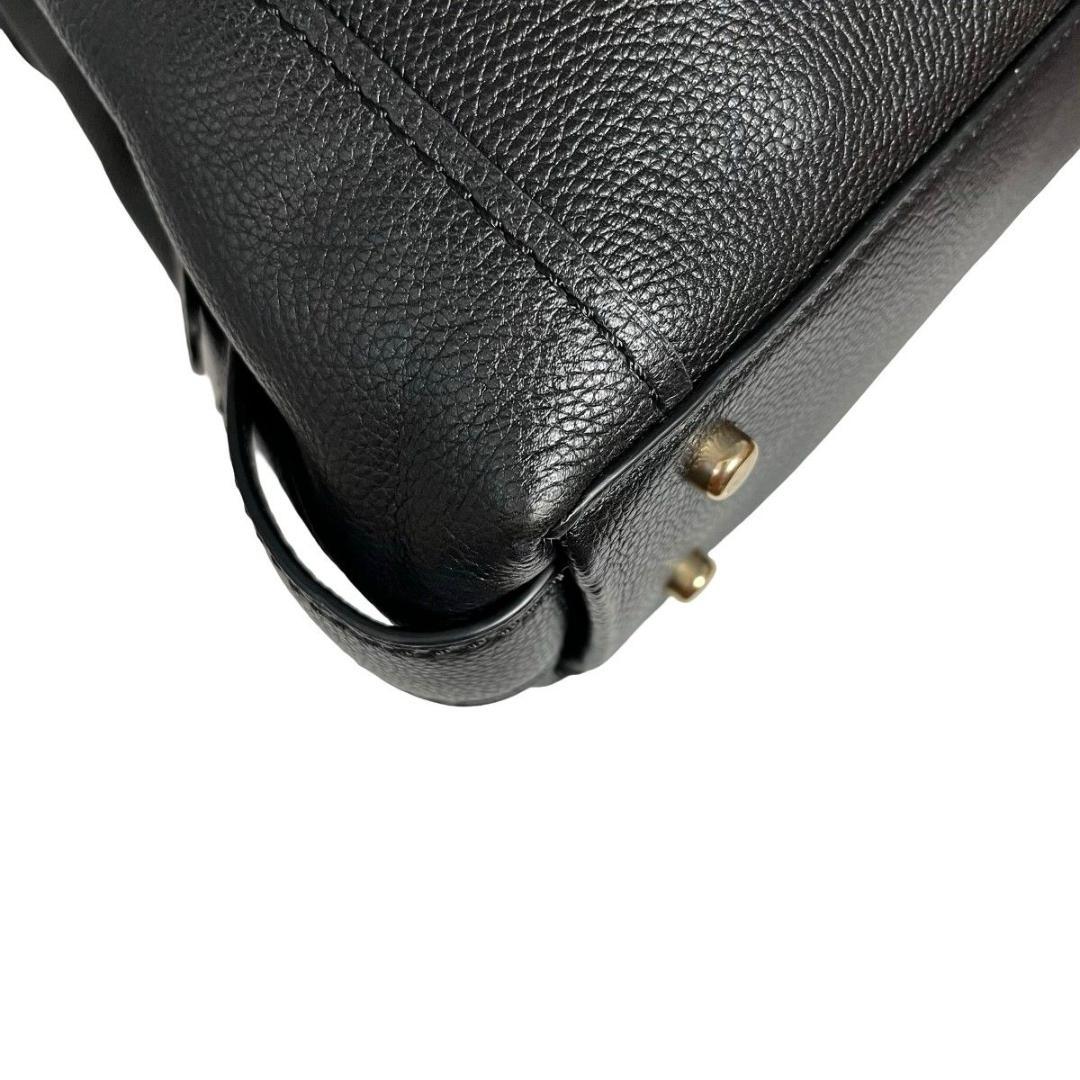 極美品　 COACH コーチ 肩掛け ハンドバッグ 黒 ブラック