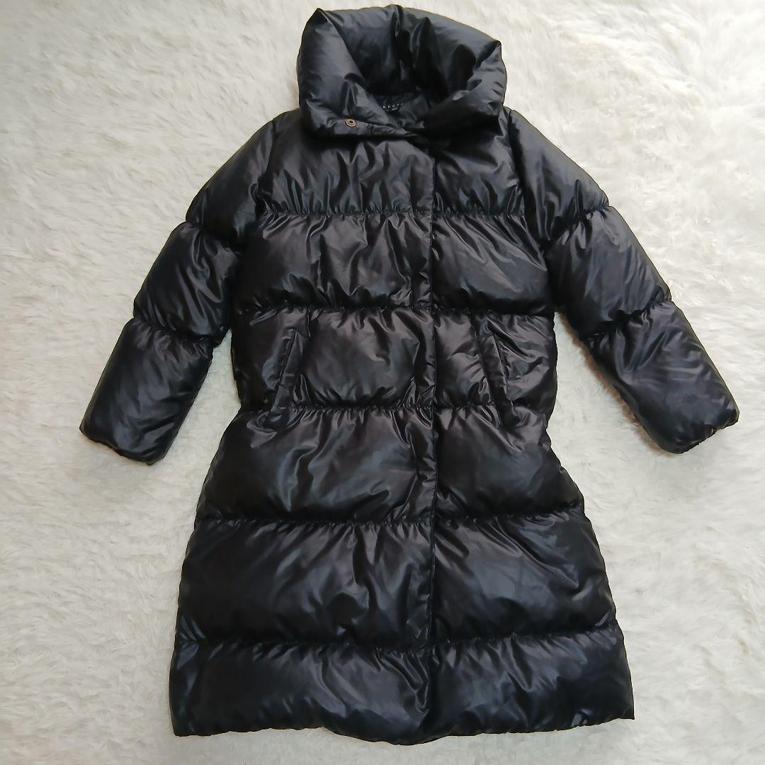 【Theory】ショールカラー　ダウンコート　ブラック