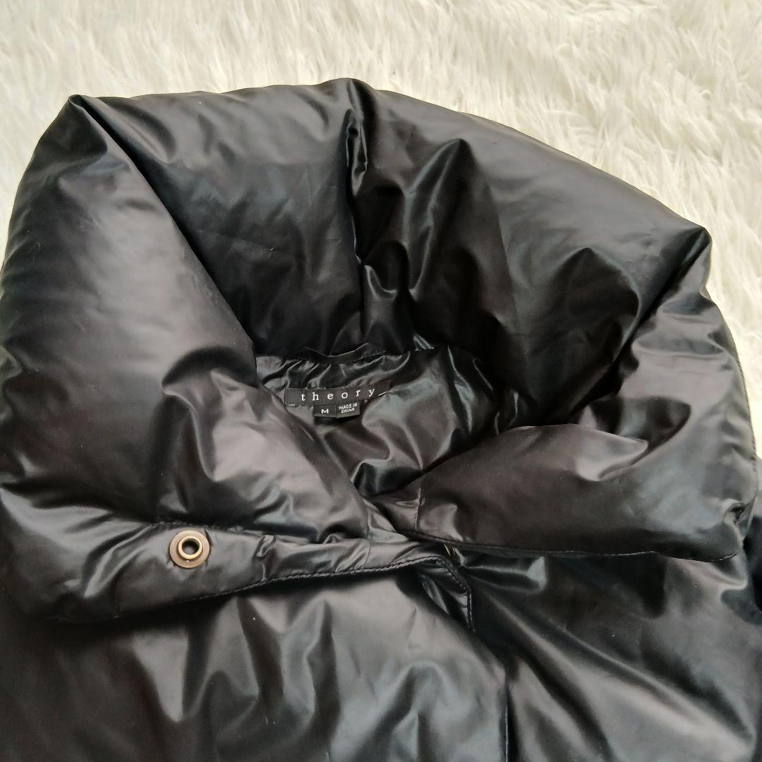 【Theory】ショールカラー　ダウンコート　ブラック