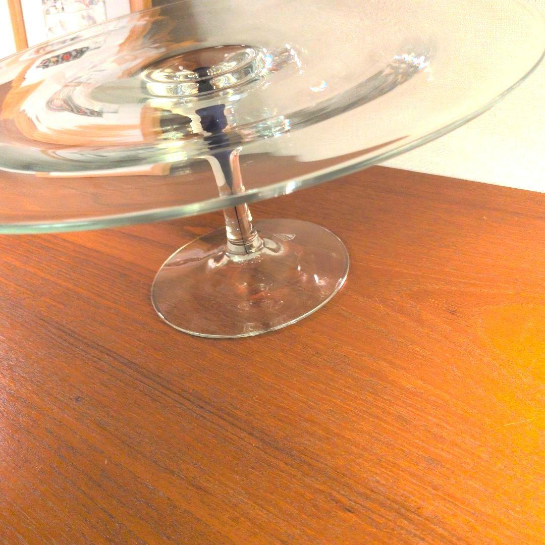 未使用　オレフォス　Orrefors　インターメッツォ ガラス　ケーキスタンド