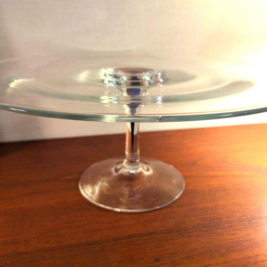 未使用　オレフォス　Orrefors　インターメッツォ ガラス　ケーキスタンド