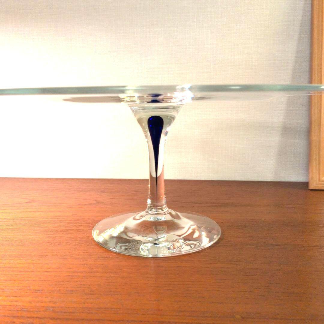 未使用　オレフォス　Orrefors　インターメッツォ ガラス　ケーキスタンド