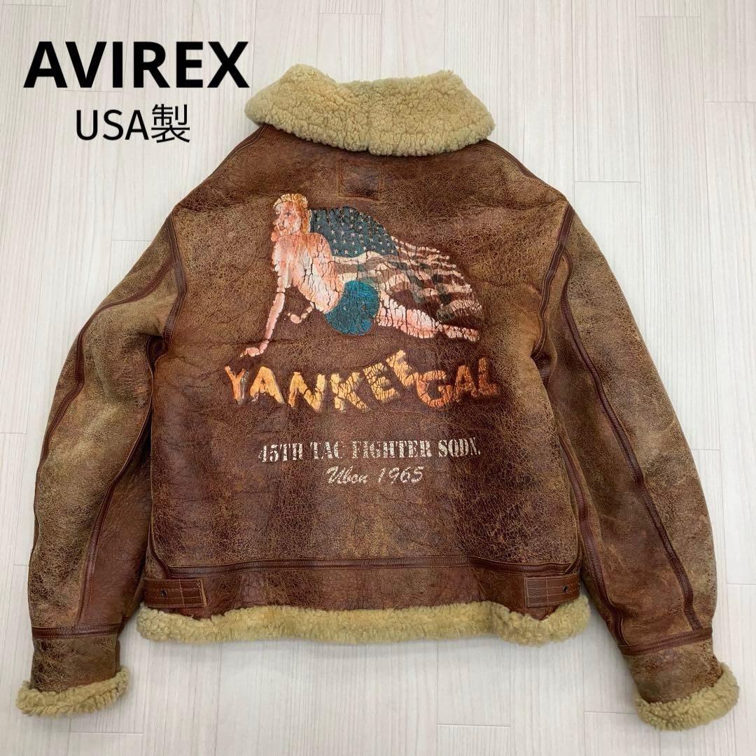 ☆ AVIREX 希少 Yankee Gal B-3フライトジャケット USA製