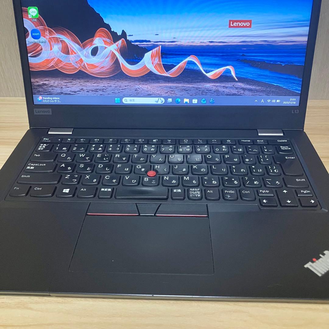 第11世代！Lenovo ThinkPad Windows11搭載　SSD256