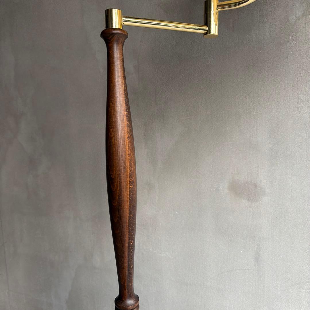 美品　幸陽製作所　ウォルナットフロアランプ　スタンド照明　間接照明