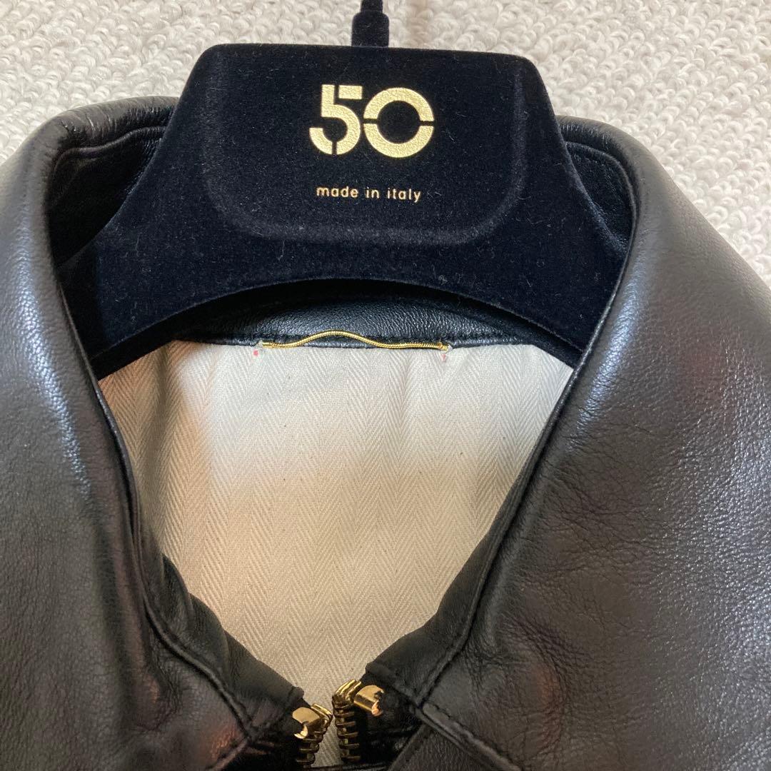 Deuxieme Classe CINQUANTA 黒 レザージャケット