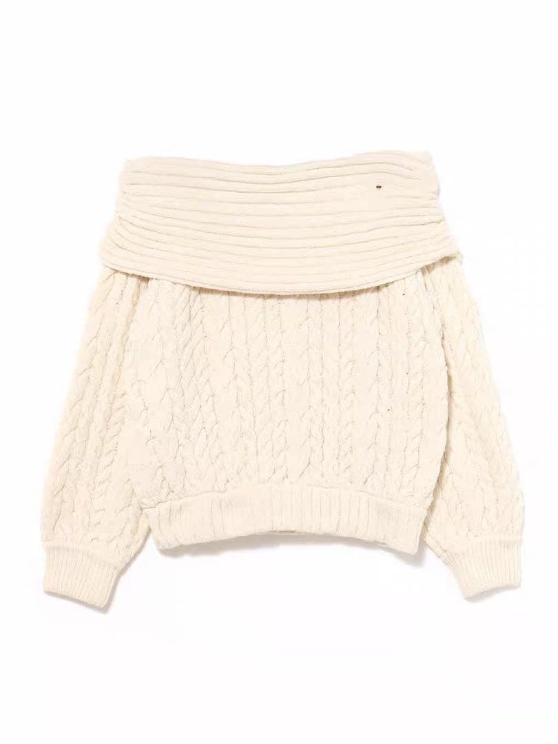 アンドマリー　ニット　Kiki cable loose knit andmary