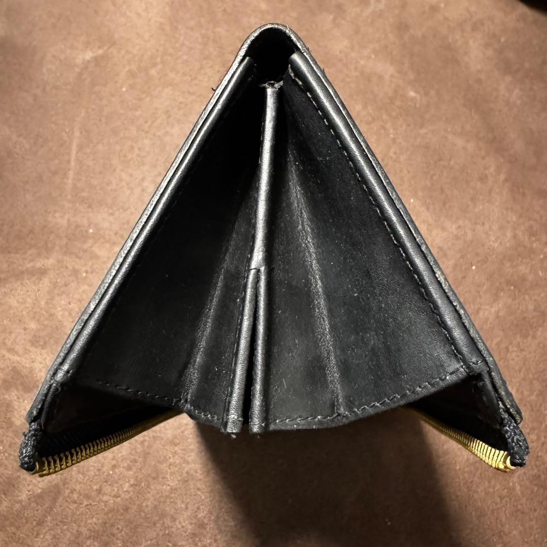 Hallelujah TIDY2.0 MANO ブラックＬ字ジップ長財布