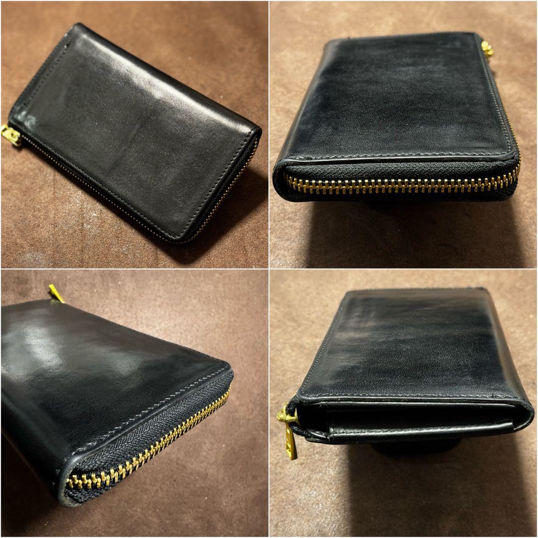 Hallelujah TIDY2.0 MANO ブラックＬ字ジップ長財布