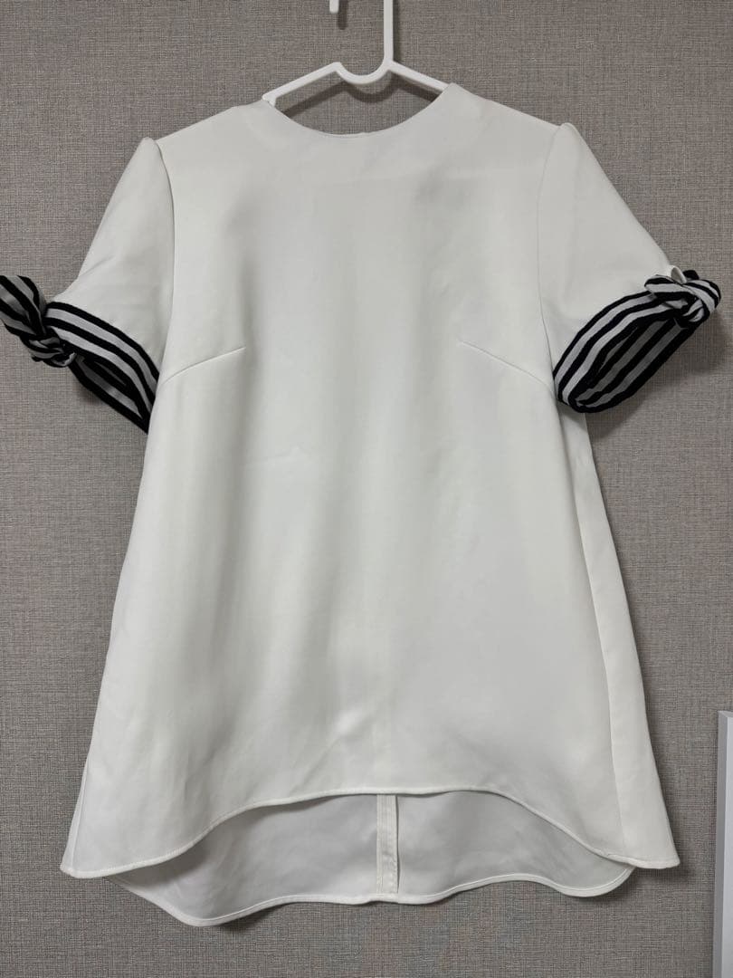 専用♡BORDERS at BLACONY RIBBON BLOUSE 38