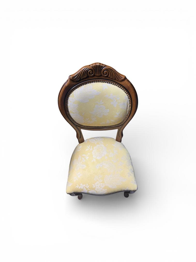 東京、千葉、埼玉、神奈川配送限定　アンティーク•ロココ 猫脚ダイニングチェア４脚