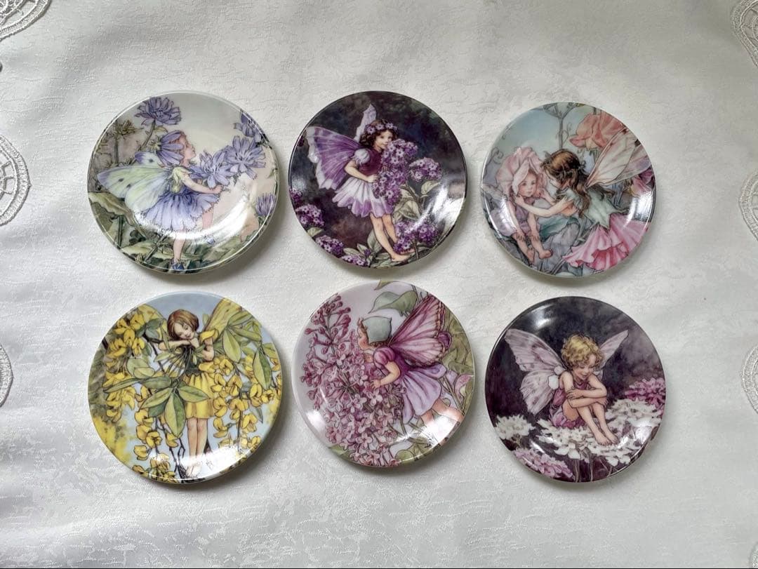 【L様ご確認】シシリー・メアリー・バーカー ミニプレート【チコリの妖精】他5枚