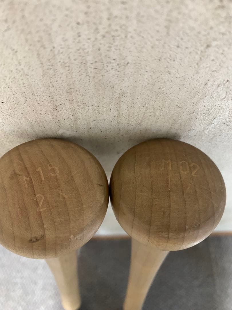 Mizuno 木製硬式バット 黒　2本セット