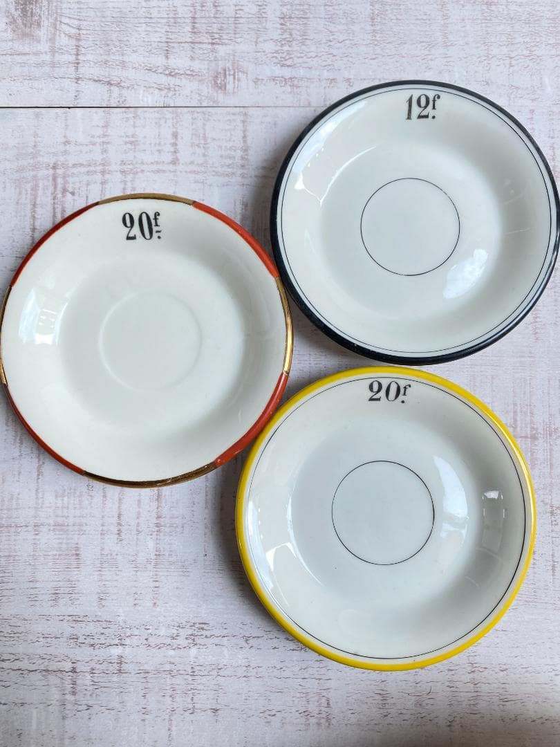 【専用】フランス リモージュ アブサン ソーサー 豆皿 プレート 6枚セット