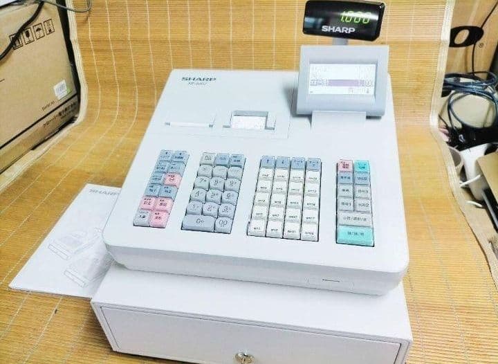シャープレジスター　XE-A407　PC連携売上管理　上位機種　001100