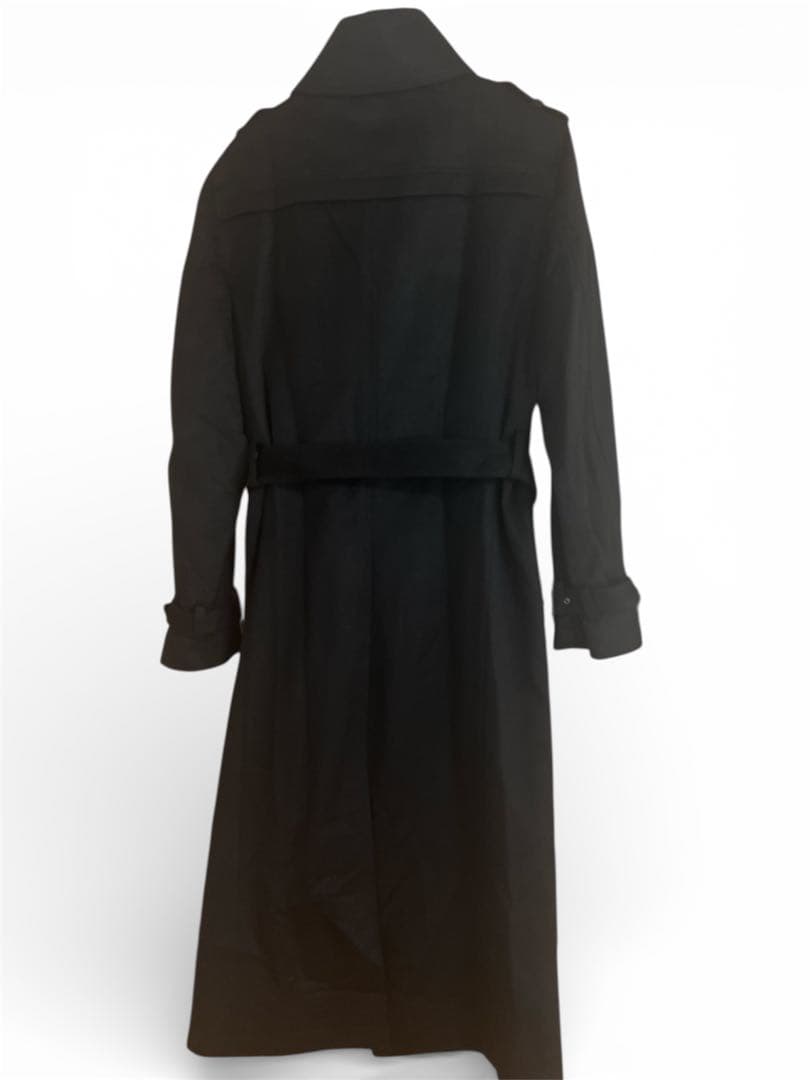 Le orme カシミヤ混 ロングコート Mサイズ ベルトブラック 日本製