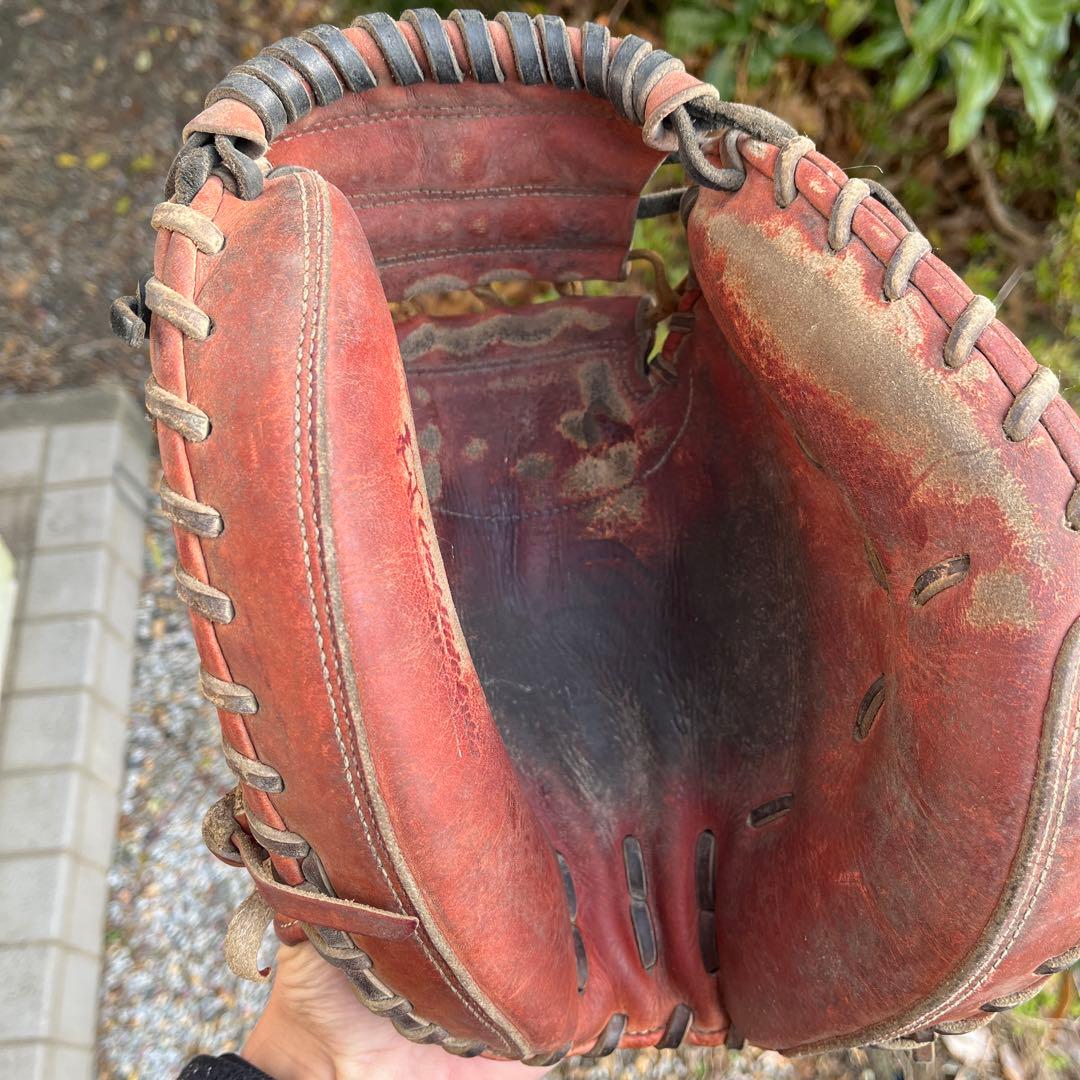 ミズノ グローバルエリートレザーグローブ ブラウン