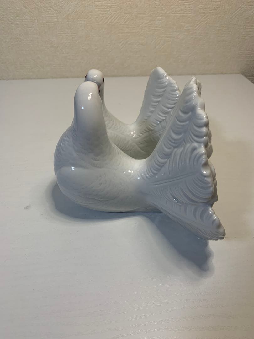 リアドロ　置物つがいの鳩　L L AＤＲＯ 置物 アンティーク フィギュリン