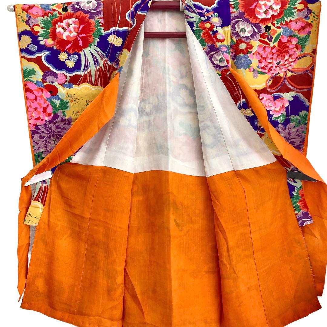 ★ももです★アンティーク　子供着物　七五三　アンティーク着物　3歳　NO6