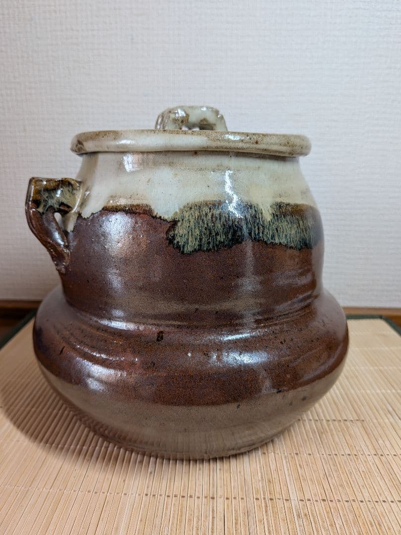 【人間国宝】十二代　中里太郎右衛門　（無庵）　朝鮮唐津　水指