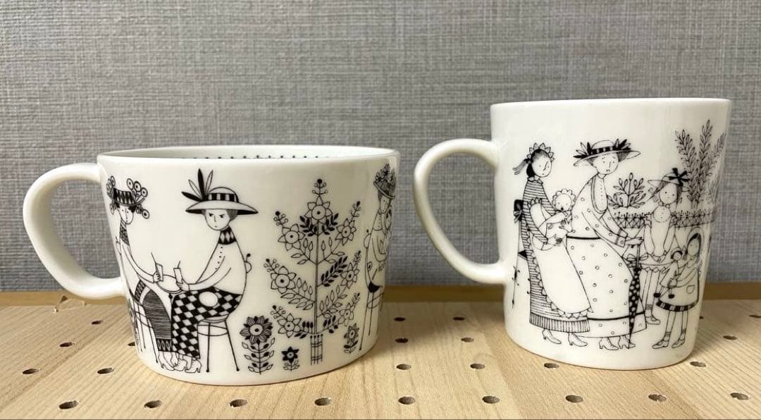 アラビア エミリア ４点セット マグ プレート 24cm 19cm