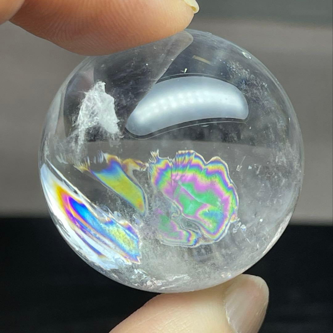 【天然石】希少・エンジェルブルーラダー 虹入り！