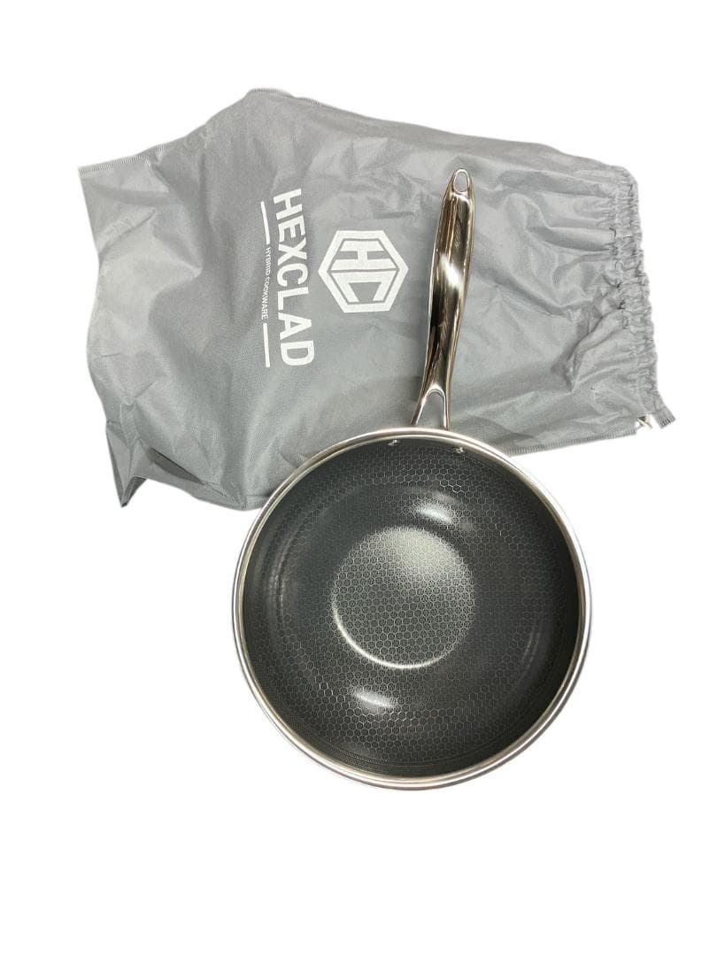 HexClad ハイブリッド 中華鍋 【26cm】IH/オーブン/食洗器 対応