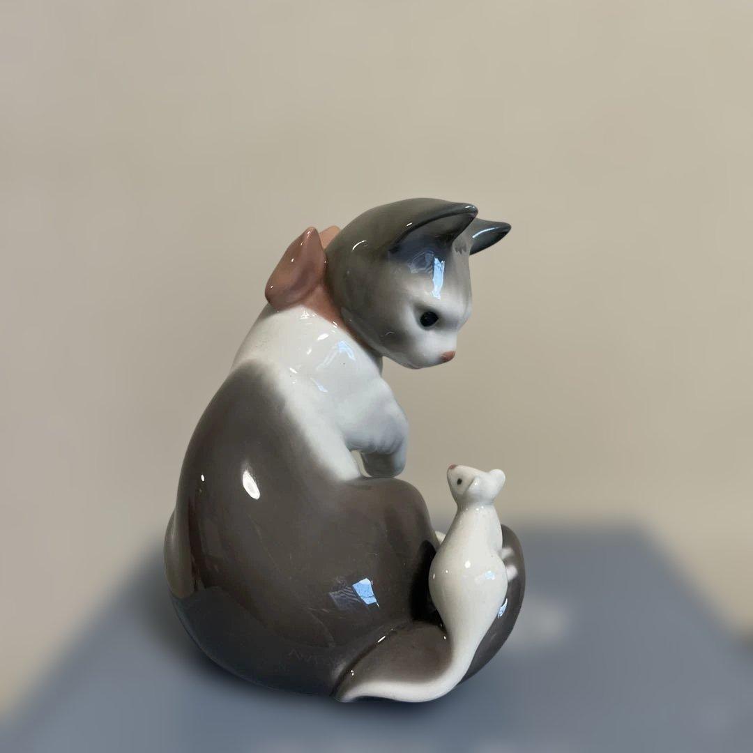 リヤドロ　猫とネズミ　箱有り