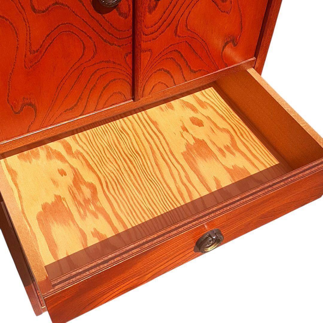 職人造り 欅(ケヤキ) 小箪笥 整理タンス 高気密仕様 幅44cm 民芸家具