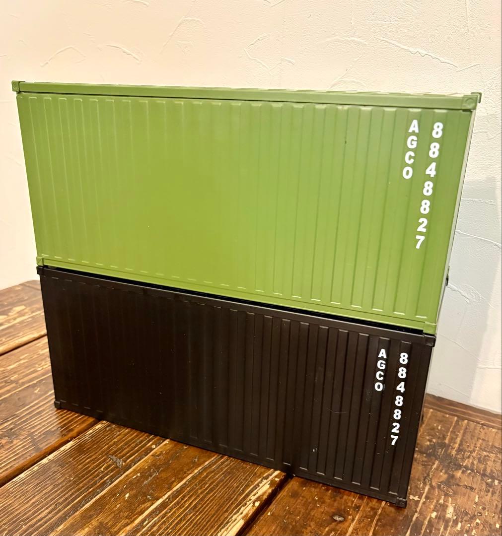 絶版品　アンドグラッド メタルコンテナマルチボックス　海コン　コンテナ収納BOX