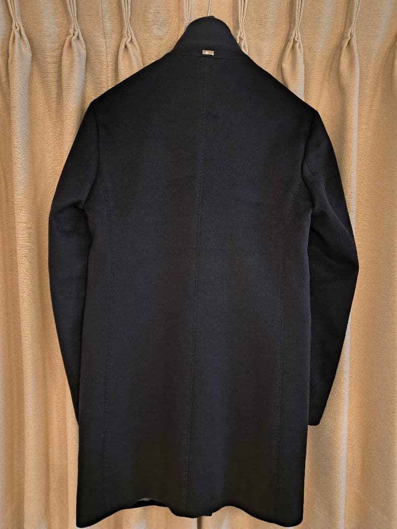 【美品】定価30万 HERNO 撥水カシミア チェスターコート 44