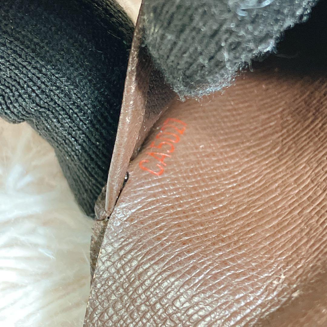 超美品 新型 ルイヴィトン ダミエ ポルト モネ ヴィエノワ がま口 折り財布