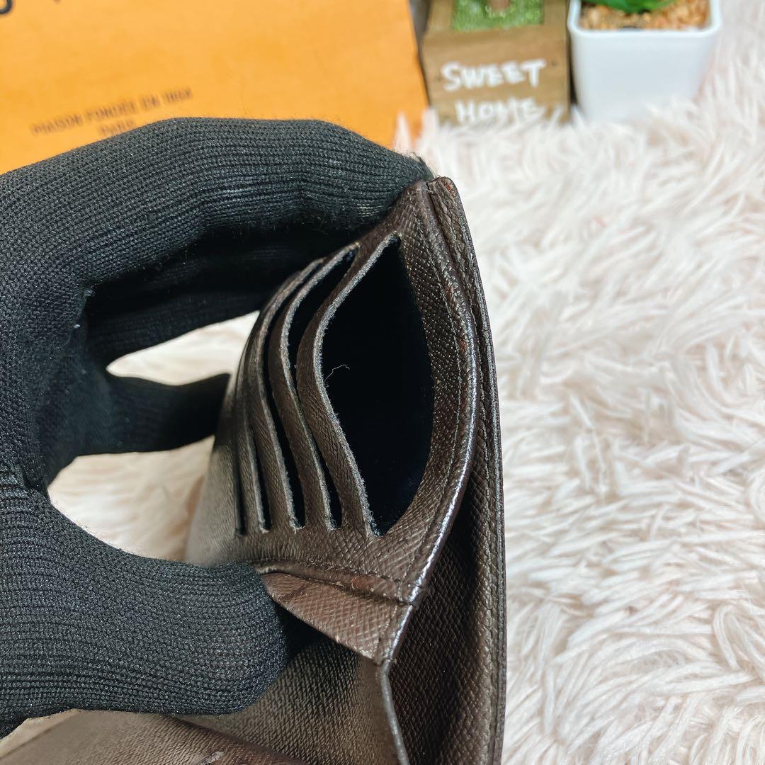 超美品 新型 ルイヴィトン ダミエ ポルト モネ ヴィエノワ がま口 折り財布