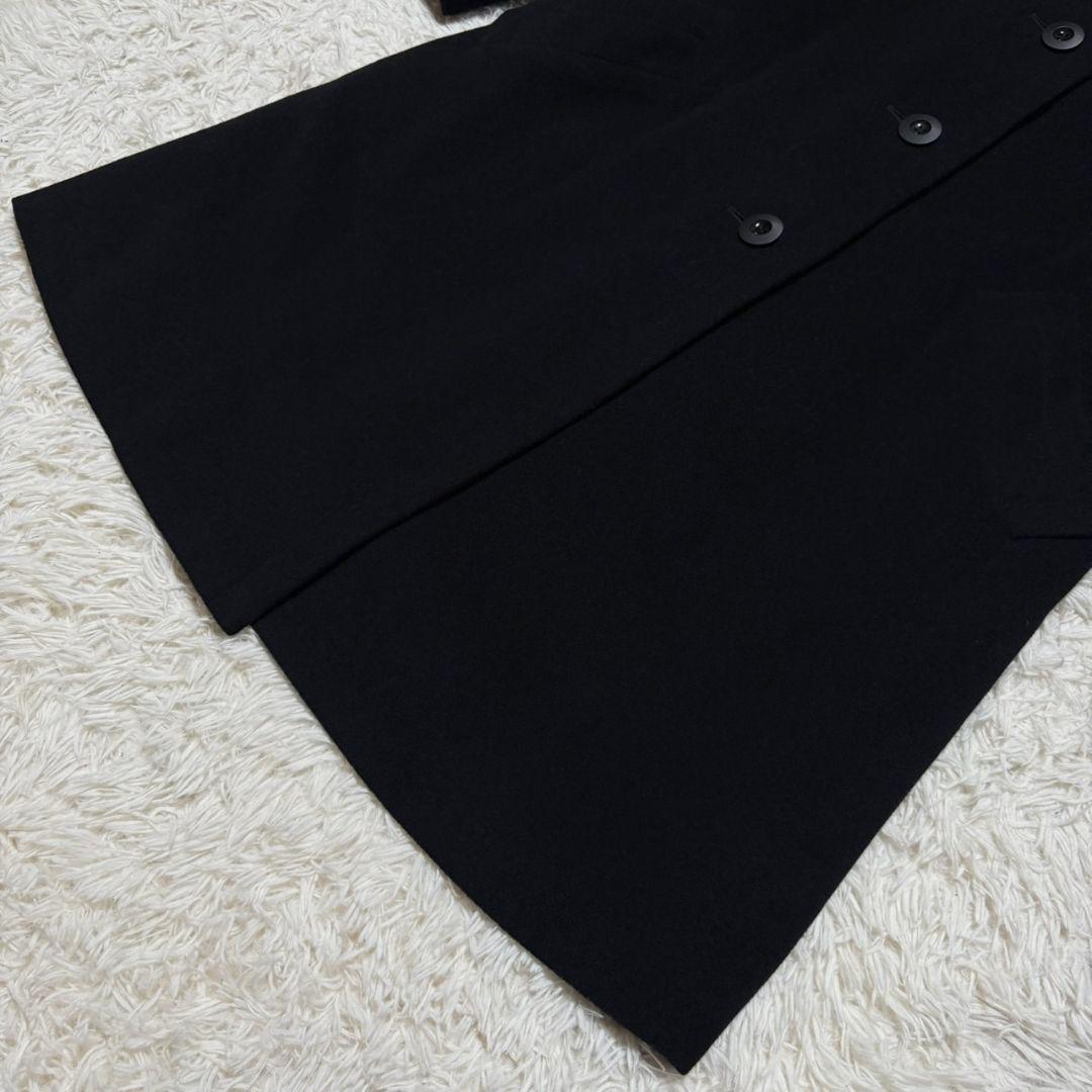 極美品 イヴ サンローラン ロングコート 黒