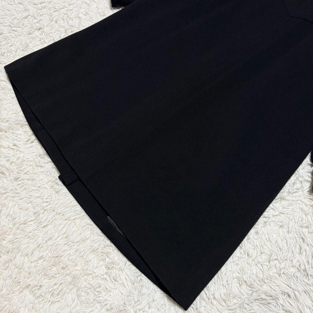 極美品 イヴ サンローラン ロングコート 黒