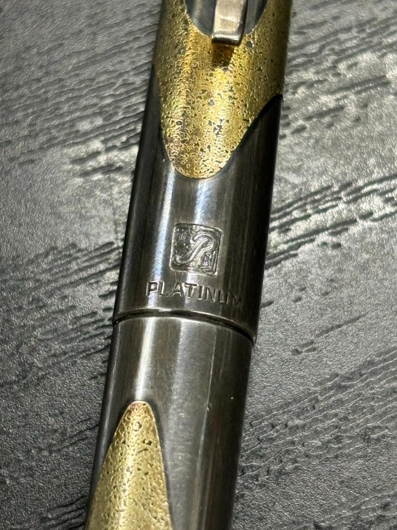 PLATINUM リビエール Sterling-Silver 万年筆 18KWG