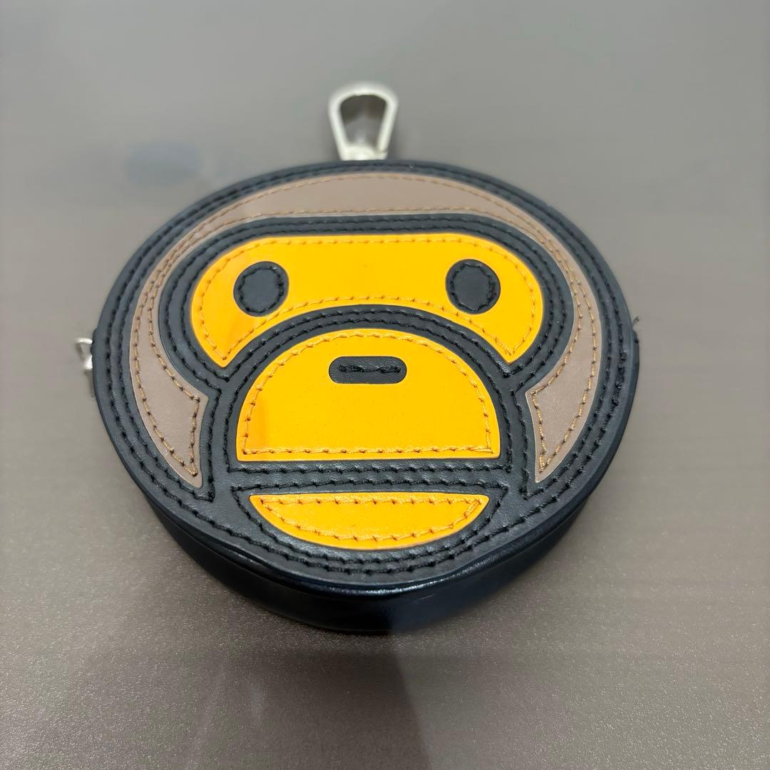 A BATHING APE レザーケース 小物入れ　エイプ