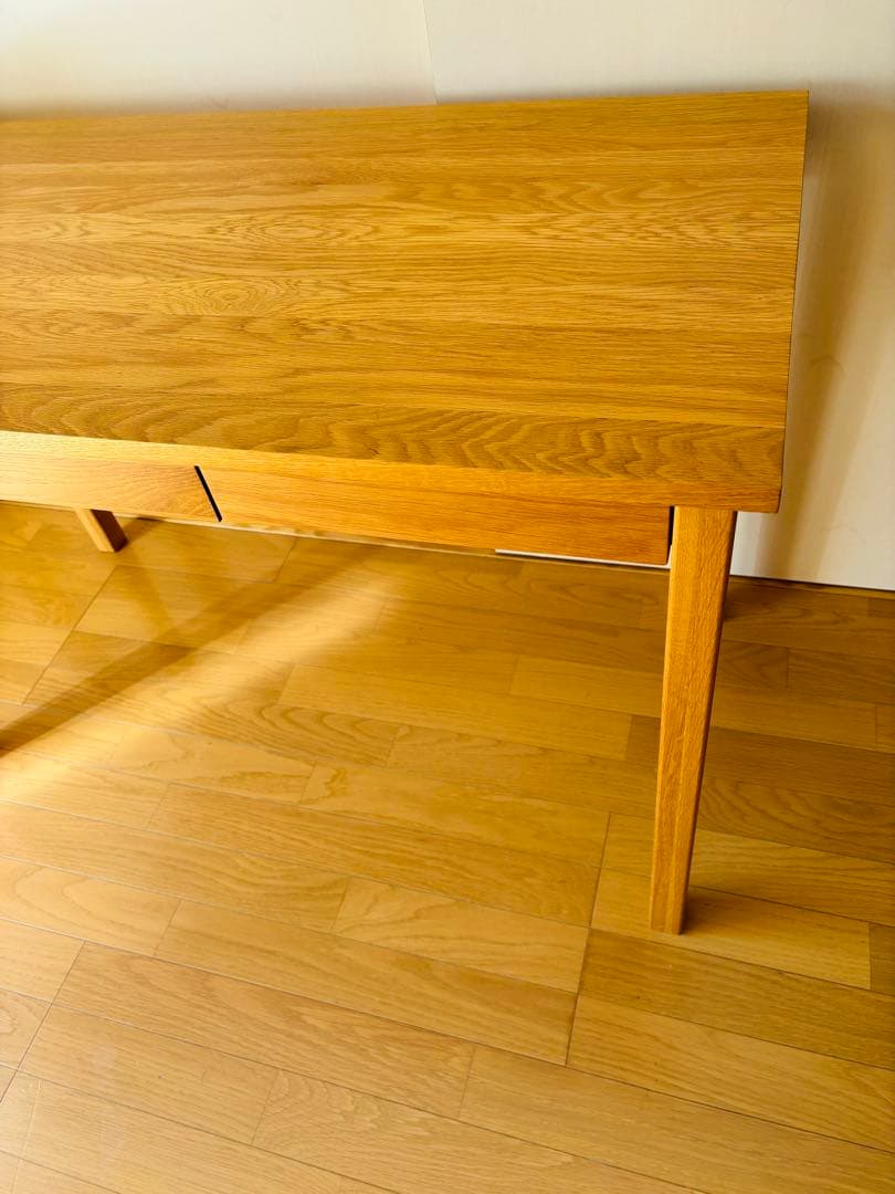 無印良品 オーク材 学習机 勉強机 デスク 廃盤 天然木