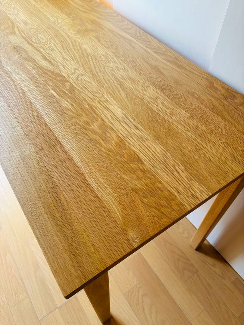 無印良品 オーク材 学習机 勉強机 デスク 廃盤 天然木