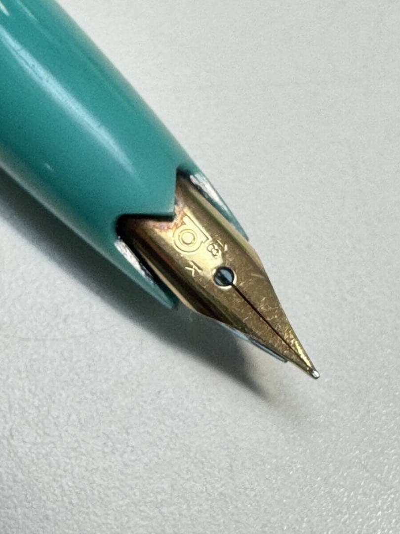 P576 PLATINUM 万年筆 2本 ペン先 18K 刻印 文房具