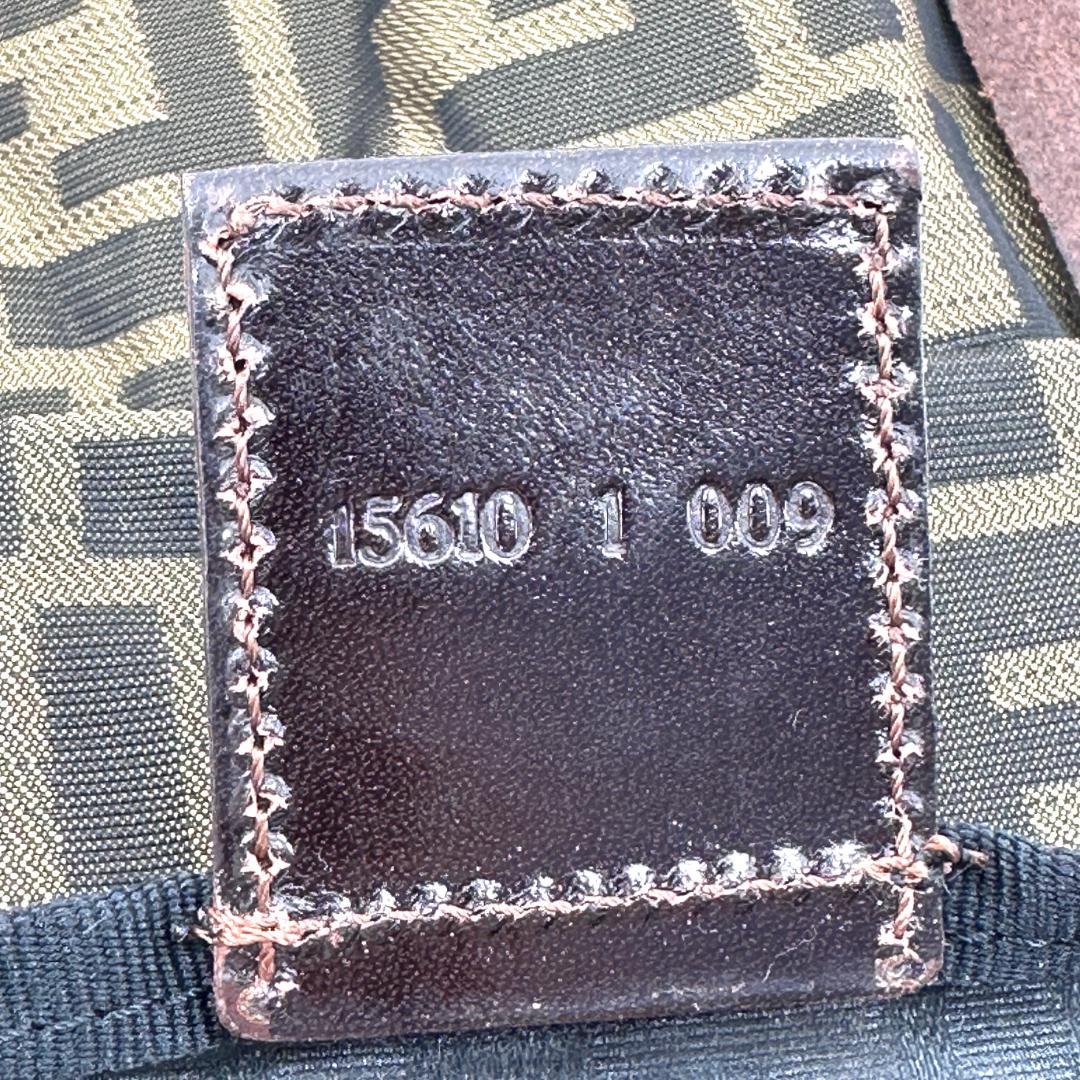 FENDI ズッカ柄 FFロゴ トートバッグ ナイロン ブラウン ヴィンテージ