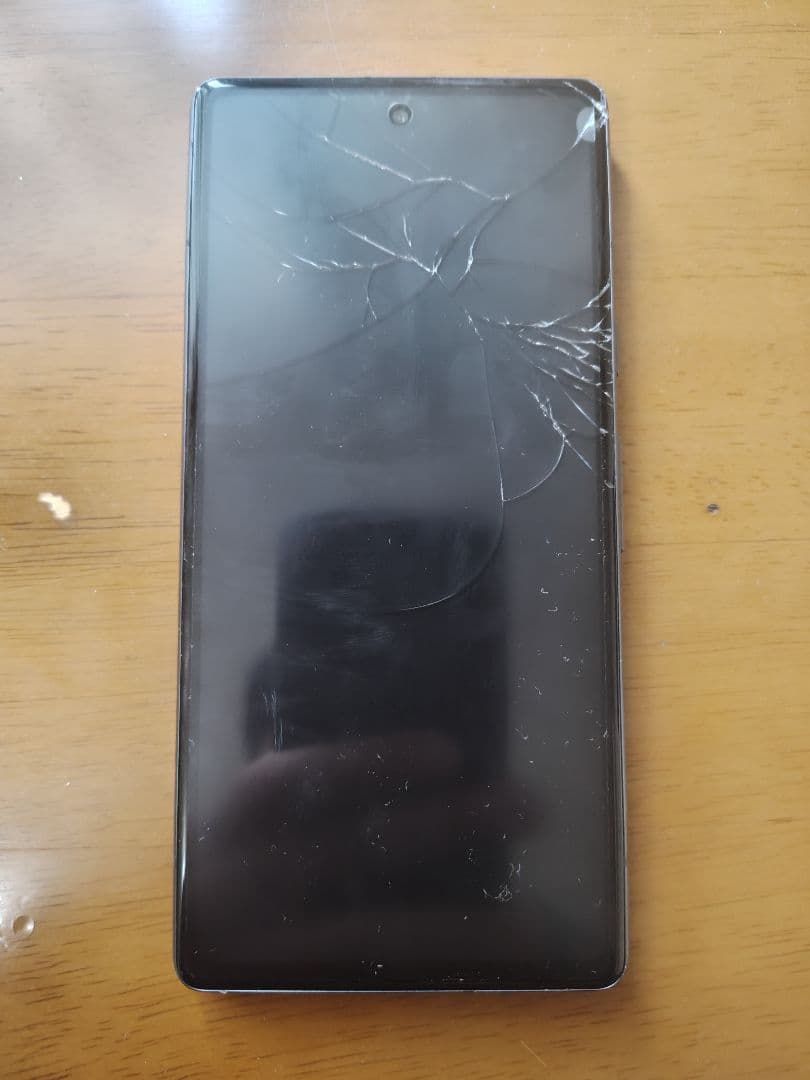 pixel7a 画面割れ Black