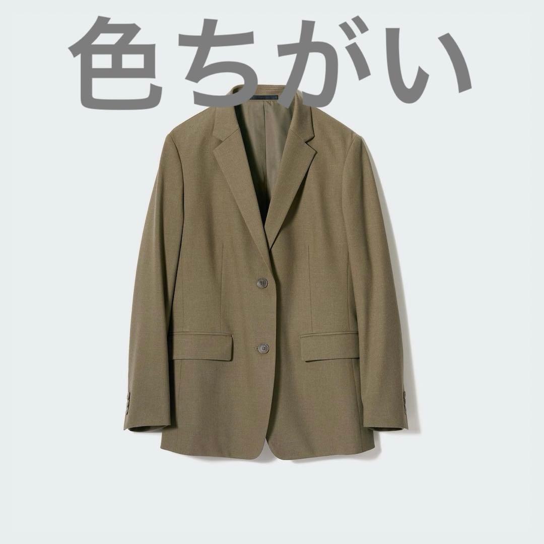 book　ユニクロ　パンツスーツ スマートアンクルパンツ