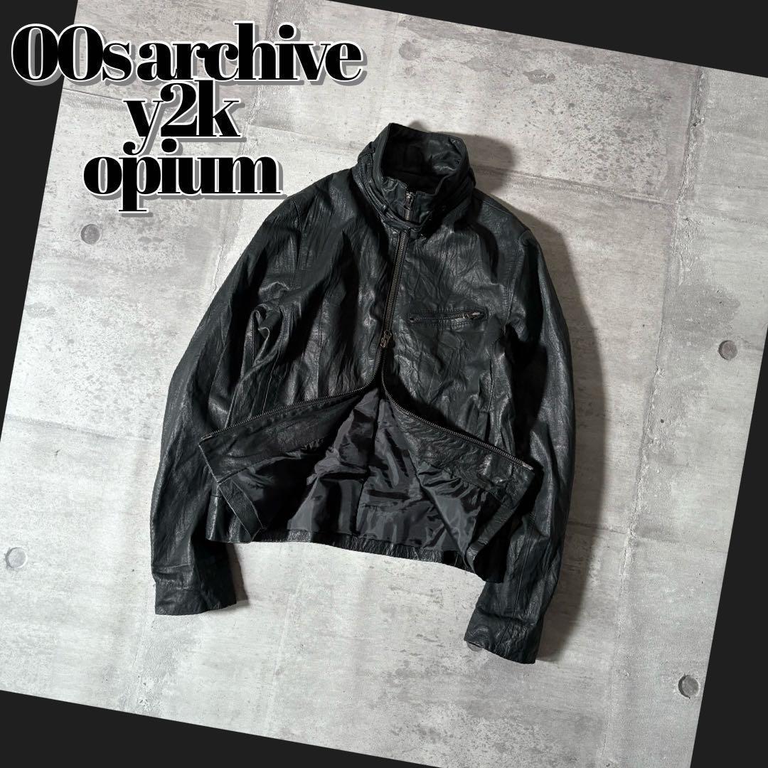 ジャケット・アウター 2000's And A leather riders jacket y2k