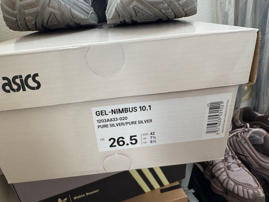 KIMHEKIM×Asics Gel-Nimbus10.1PureSilver